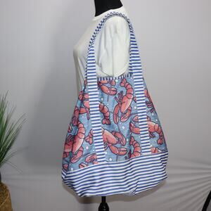 Vineyard Vines for Target Lobster Print Large Beach Tote Bag